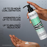 Thumbnail for REDKEN Hydrating Curl Cream - 72-Hour Curl Definition, Heat Protection up to 450°F, Silicone-Free & Paraben-Free