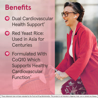 Thumbnail for Jarrow Formulas Red Yeast Rice 1200 mg & CoQ10 100 mg Per Serving - 120 Veggie Caps, 60 Servings - Herbal Heart Health Dietary Supplement - Supports Cardiovascular & Cellular Health - Vegan