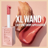 Thumbnail for Maybelline Lifter Gloss, Hydrating Lip Gloss with Hyaluronic Acid, Rust, Warm Neutral, 0.18 Ounce