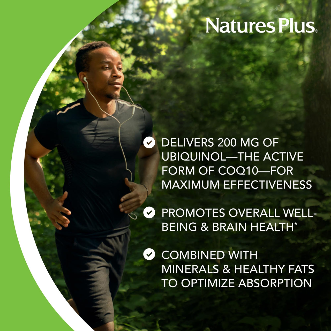 NaturesPlus Beyond CoQ10 200 mg - 60 Softgels - Provides High-Strength Ubiquinol - Supports Overall Well-Being - 60 Servings