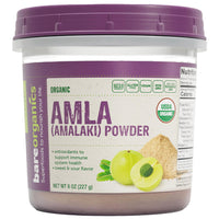 Thumbnail for BareOrganics Amla, Indian Gooseberry & Superfood Powder, Dietary Supplement, 8 Oz