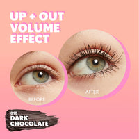 Thumbnail for CoverGirl Eye Enhancer, Dark Chocolate, 3D Mascara, Curved Fiber Brush, Plant-Based Lifting Wax, For All Lash Types, 24-Hour Wear, Transfer-Proof, Flake-Free, 0.30oz