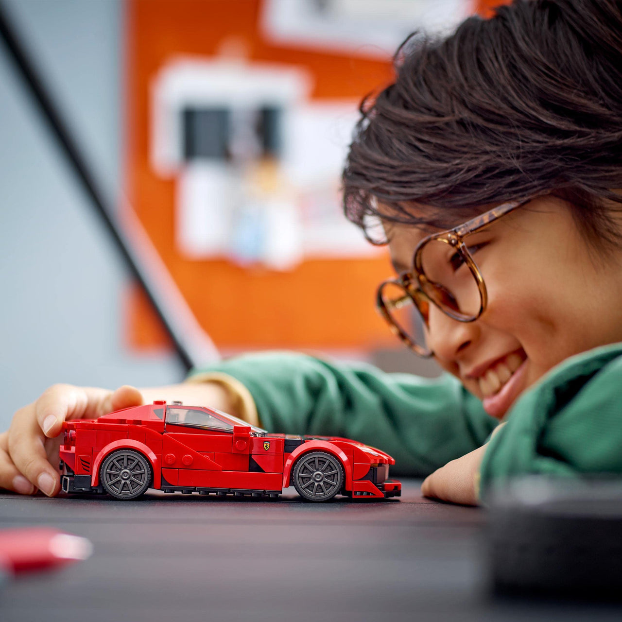 Speed Champion Ferrari 812 Competizione 76914 Toy Blocks, Present, Racing Car, Vehicle, Glue, Boys, Ages 9 and Up