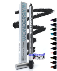 Thumbnail for Wonderskin Eyeliner Pencil, 1440 Longwear Black Glitter Eyeliner Pencil - Waterproof, Sharpenable & Smudge Proof (Black Truffle)