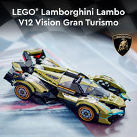 Thumbnail for LEGO Speed Champions Lamborghini Lambo V12 Vision GT Super Car, Formula 1 Vehicle Toy, Driving Playset, Buildable Model Set for Kids, Lamborghini Car, Gift for Kids and Gaming Fans, F1 Toy, 76923