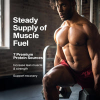 Thumbnail for MuscleTech Platinum 8-Hour Protein Powder - 7 Premium Protein Sources with Whey & Casein Protein for Increased Lean Muscle, Strength & Improved Recovery - Milk Chocolate, 50 Servings