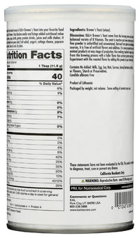 Thumbnail for KAL Brewers Yeast Powder, Unfortified, Unsweetened Super Food, 100% Natural Source of Protein, B Complex Vitamins, Amino Acids - Vegan, Preservative Free, Made Without Soy - Approx. 18 Servings, 7.4oz