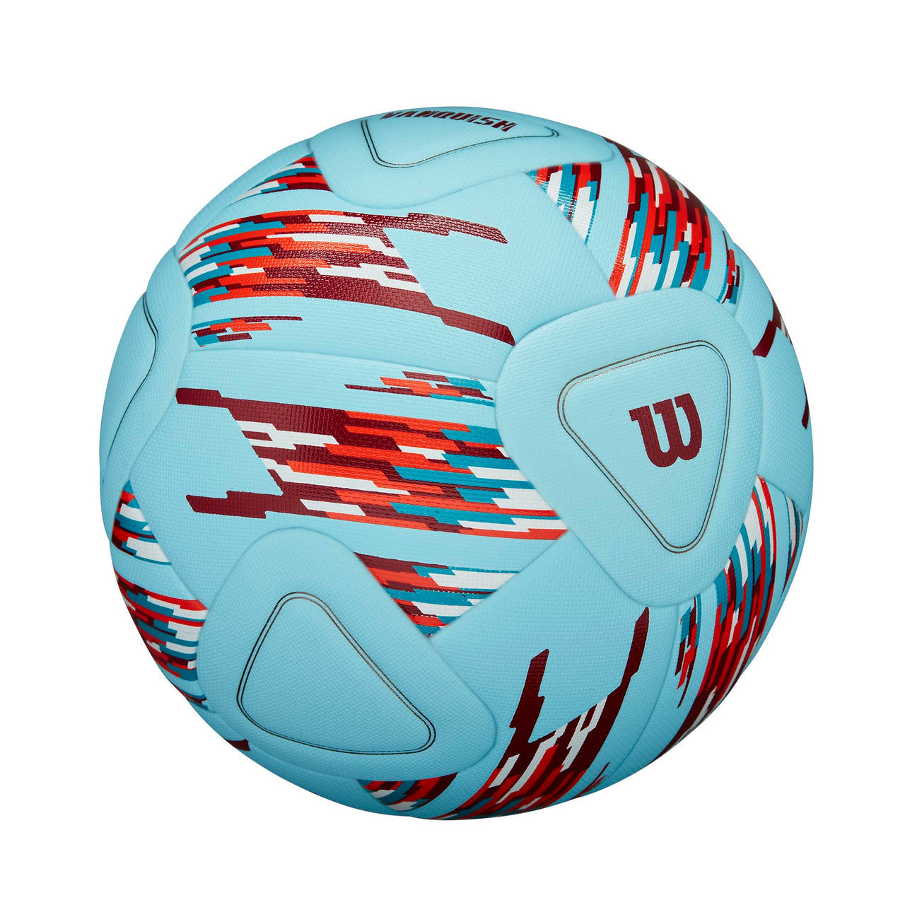 WILSON NCAA Vanquish Soccer Ball - Size 4, Blue/Red/White
