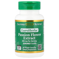 Thumbnail for California Gold Nutrition EuroHerbs™, Passion Flower Extract, Euromed Quality, 250 mg, 60 Veggie Capsules