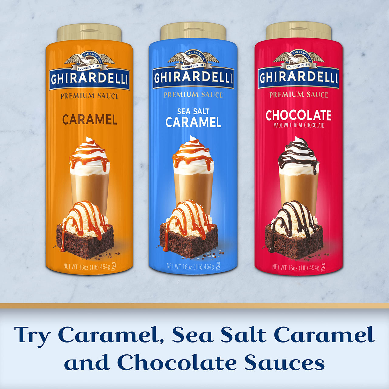 GHIRARDELLI Premium Caramel Sauce, 16 Oz