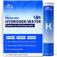 Thumbnail for PHM Hydrogen Water Tubes, Tablets for Drinking Water - H2 Molecular Tabs | Magnesium Pills, Electrolytes Hydration Supplement to Support Healthy Aging & Energy Boost | 90 Tablets, 3 Months Supply