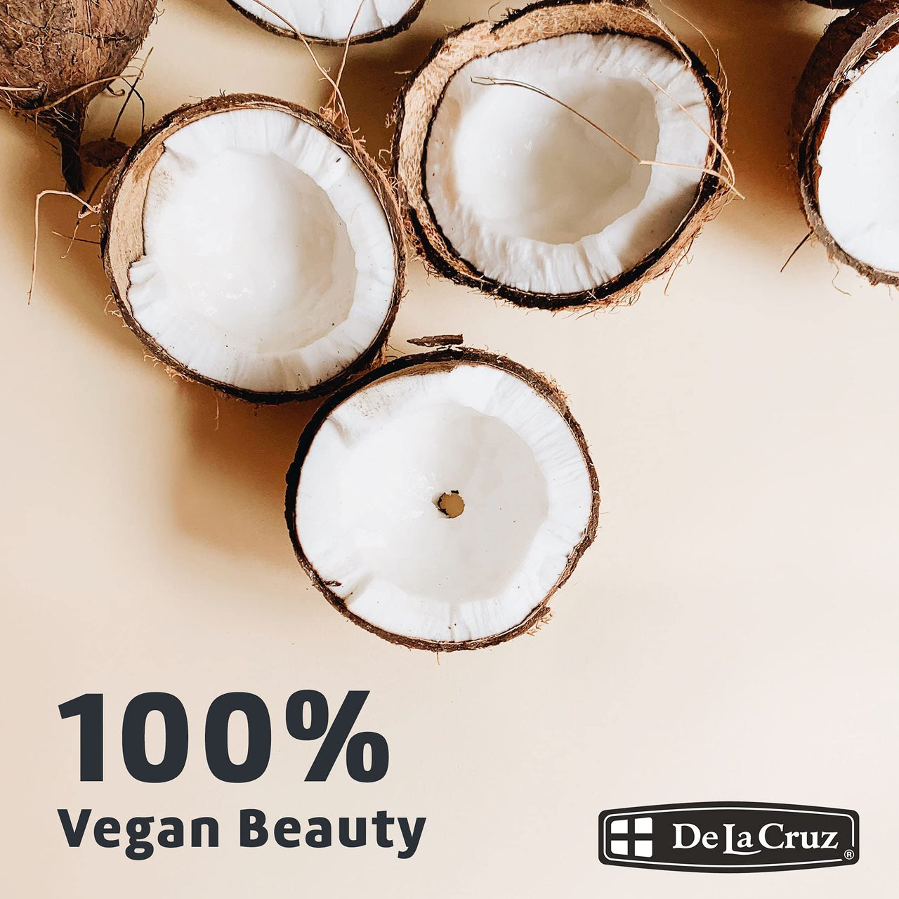 De la Cruz Coconut Oil - Expeller Pressed Coconut Oil for Skin and Hair - Natural Moisturizer for Skin and Hair - 2.2oz