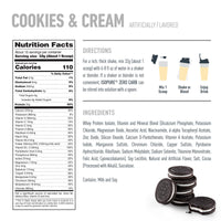 Thumbnail for Isopure Zero Carb 100% Pure Whey Isolate Protein Powder, Lactose Free, Gluten Free, With Vitamins, Cookies & Cream, 25g Protein Per Serving, 1 Lb, 15 Servings (Packaging May Vary)