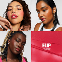 Thumbnail for Milk Makeup Lip + Cheek Stick – Buildable Cream Blush + Lip Color w/Hydrating Mango Butter + Avocado Oil for a Natural Flush – Long-Lasting, Multiuse, Vegan Formula – Flip (True Red), 0.21 oz