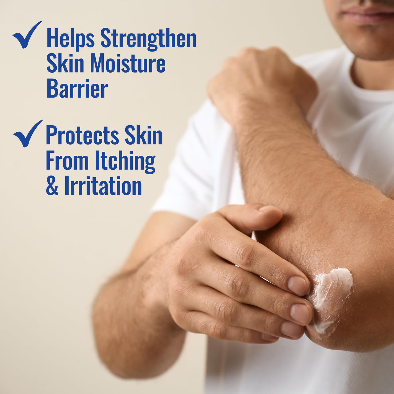 Nizoral Eczema Relief Cream, 4 Fl Oz (Pack of 2), Relieves Dry Itchy Irritated Skin, Soothes Hydrates with 7 Moisturizers, Colloidal Oatmeal 2%, Eczema Cream for Adults