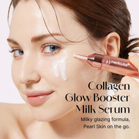 Thumbnail for Medicube Collagen Glow Booster Milk Serum - Twist & Click - Radiance & Hydration with Niacinamide, Milk Protein Extract, Hydrolyzed Collagen - Illuminates & Firms Skin - Korean Skin Care, 0.50 oz
