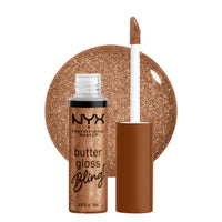 Thumbnail for NYX PROFESSIONAL MAKEUP Butter Gloss Bling Lip Gloss, Non Sticky and Shiny Vegan Lip Makeup - Shimmer Down