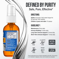 Thumbnail for Sovereign Silver Immune Support, Colloidal Silver, Bio-Active Silver Hydrosol,10 ppm, Fine Mist Spray, 2 Fl Oz