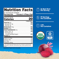 Thumbnail for Nutricost Organic Beet Root Powder 1 LB - Vegan, Superfood, Certified USDA Organic