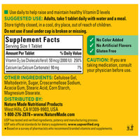 Thumbnail for Nature Made Vitamin D3 2000 IU (50 mcg), Vitamin D Supplement for Bone, Teeth, Muscle and Immune Health Support, 400 Tablets, 400 Day Supply
