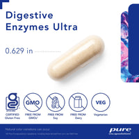 Thumbnail for Pure Encapsulations Digestive Enzymes Ultra - Vegetarian Digestive Enzyme Supplement to Support Protein, Carb, Fiber, and Dairy Digestion* - 90 Capsules