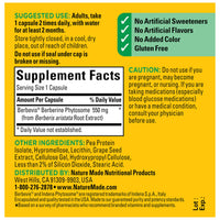 Thumbnail for Nature Made Better Absorption Berberine Phytosome Supplement, 1100mg Per 2 Capsules Daily, Berberine Supplement for Cardiovascular Health Support, 60 Capsules, 30 Day Supply
