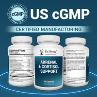 Thumbnail for Dr. Berg Adrenal & Cortisol Capsules - Adrenal Supplement & Cortisol Manager - Mood, Focus, Relaxation and Stress Support - Adrenal Supplements with Ashwagandha Extracts - 60 Capsules