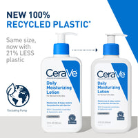 Thumbnail for CeraVe Daily Moisturizing Lotion for Dry Skin, Body Lotion & Face Moisturizer with Hyaluronic Acid and Ceramides, Daily Moisturizer, Fragrance Free, Oil-Free, 19 Ounce
