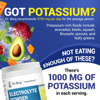 Thumbnail for Dr. Berg Zero Sugar Hydration Keto Electrolyte Powder - Enhanced w/ 1000 mg of Potassium & Real Pink Himalayan Salt (NOT Table Salt) - Lemonade Flavor Hydration Drink Mix Supplement - 100 Servings