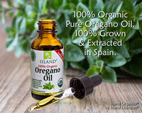 Thumbnail for Island Nutrition, Oregano Oil Organic Liquid Drops - 100% Pure & Undiluted - USDA-Certified Organic (1 oz) 75% Carvacrol - Grown in Spain - Immune Support Supplement with Oil of Oregano.