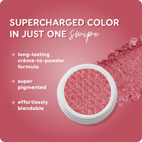 Thumbnail for ColourPop Super Shock Shadow - High-Pigment, Crème-Powder Eye Makeup - Single Glitter Eyeshadow with Minimal Fallout and Unique Bouncy Texture - Metallic Pink Eyeshadow - Roy G. Biv (0.07 oz)