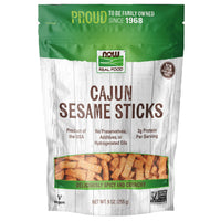 Thumbnail for NOW Foods, Cajun Sesame Sticks, Product of the USA, No Preservatives, Additives or Hydrogenated Oils, Delicious Spicy Cajun Flavor, Certified Non-GMO, 9-Ounce (Packaging May Vary)