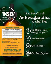 Thumbnail for Herb Pharm Ashwagandha, Alcohol Free: Organic Liquid Extract | Traditional Stress Support Supplement, Vegan Ashwagandha Root Glycerite, Adaptogen Extract for Adults | Up to 12 Week Supply, 4 oz* 