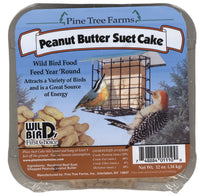 Thumbnail for Pine Tree Farms 1110 Suet Peanut Butter Cake, 12-Ounce