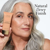 Thumbnail for LAURA GELLER NEW YORK Quench-n-Tint Hydrating Foundation - Medium/Deep - Sheer to Light Buildable Coverage - Natural Glow Finish - Lightweight Formula with Hyaluronic Acid