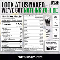 Thumbnail for NAKED Strawberry Whey Protein Powder 5LB (61 Servings) + Collagen Peptides Protein Powder 20oz (60 Servings) – Grass-Fed; Bulk; Non-GMO; Gluten Free; Soy Free