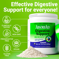 Thumbnail for AbsorbAid Digestive Enzymes 300 Grams, Proven to Increase Vital Nutrient Absorption by up to 71%