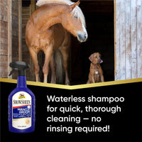 Thumbnail for Absorbine ShowSheen Miracle Groom Waterless Shampoo, 5-in-1 Formula for Coat, Mane & Tail, 32oz