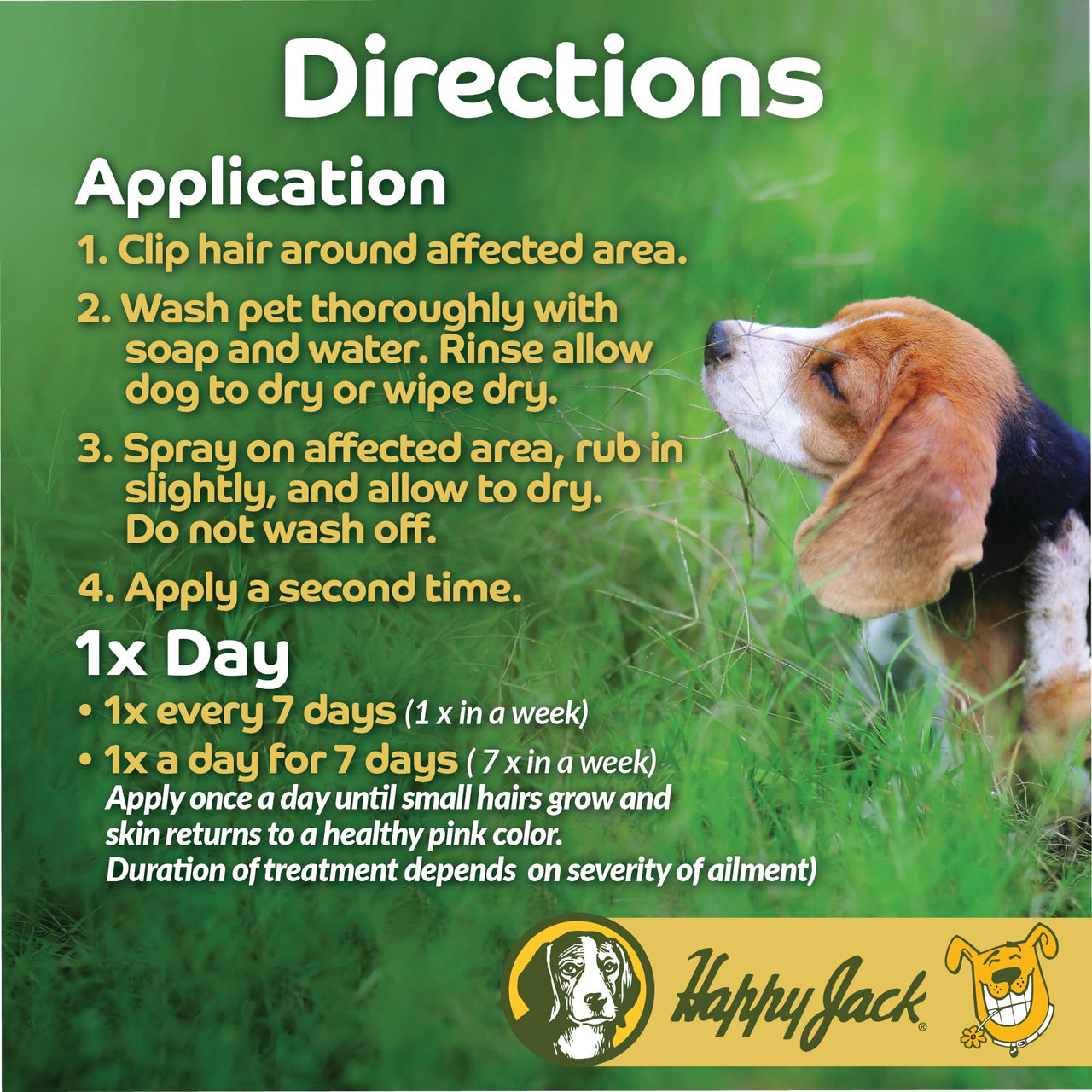 Happy Jack Sardex Mange Treatment for Dogs – Odorless & Stainless Itch Relief for Skin Irritations Including Severe Mange, Hot Spots, Fungi, Allergies, Eczema (9.5 oz)