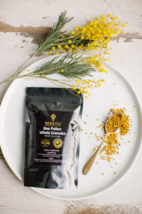 Thumbnail for BEE and You Bee Pollen Granules, 5oz Bag, 100% Pure, Natural Supplement, Antioxidants, Proteins, Vitamins, Amino Acids, for Adults, Women, Men