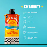 Thumbnail for Lola From Rio - Ela E Carioca - 3ABC Curl-Defining Cream, Boost hydration, Minimize Frizz, Provide Soft, Flexible Control for 3ABC Curl Type 17.64 Fl Oz