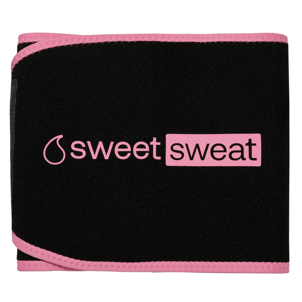 Sports Research Sweet Sweat Waist Trimmer 'Eco Series' - Premium Waist Trainer Ab Belt with Yulex Technology - Eco Friendly · Adjustable Fit · Neoprene Free - Medium Pink