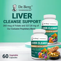 Thumbnail for Dr. Berg Liver Cleanse Detox Capsules w/Unique Blend of Milk Thistle, Ox Bile & Folate - Liver Supplement Includes Turmeric, Black Pepper & Choline - 60 Capsules