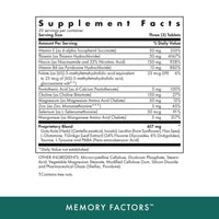 Thumbnail for Michael's Health Naturopathic Programs Memory Factors - 90 Vegetarian Tablets - Provides Nourishment Memory & Cognition - Kosher - 20 Servings