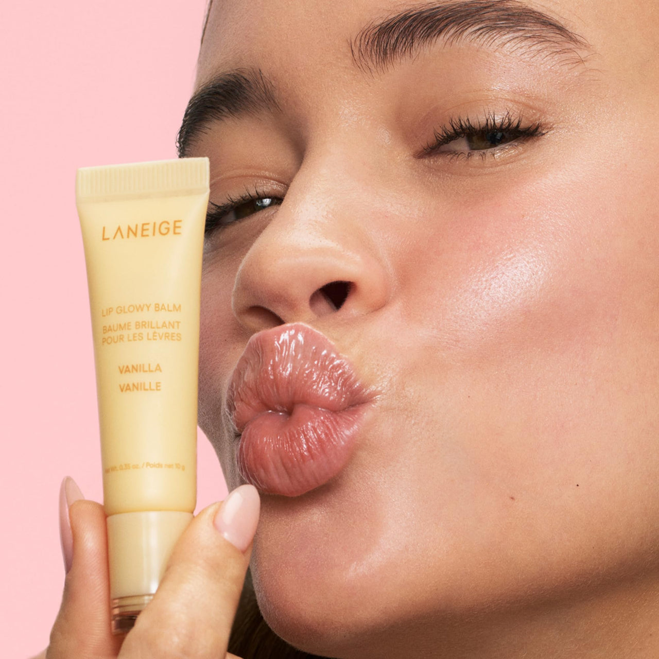 LANEIGE Sâ€™more Kisses Set: Hydrating Chocolate Lip Sleeping Mask & Vanilla Lip Glowy Balm