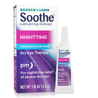 Thumbnail for Bausch + Lomb Soothe Lubricant Eye Ointment Night Time - 0.13 oz, Pack of 6