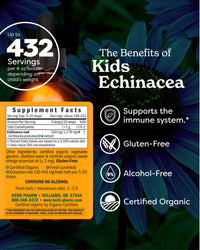 Thumbnail for Herb Pharm Kids Certified-Organic Alcohol-Free Echinacea Glycerite Liquid Extract, 4 oz