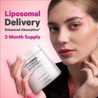 Thumbnail for Codeage Liposomal Ovarian Inositol Powder - Myo-Inositol & D-Chiro-Inositol 40:1 Blend, Folate 5-MTHF, CoQ10, Pomegranate & Wild Blueberry - 2-Month Supply - Mixed Berry Flavor - Non-GMO, 60 Servings