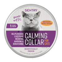 Thumbnail for Sentry Calming Collar for Cats, Long-Lasting Pheromone Collar Helps Calm Cats for 30 Days, Reduces Stress, Anxiety, Loud Noises and Separation, 1 Count