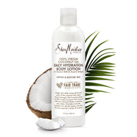 Thumbnail for SheaMoisture 100% virgin coconut oil daily hydration body lotion moisturizer, 13 Fluid Ounce